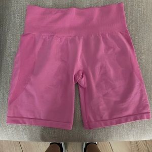 nvgtn contour pink shorts